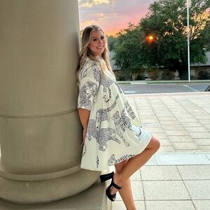 Leopard/Jaguar Printed Dress